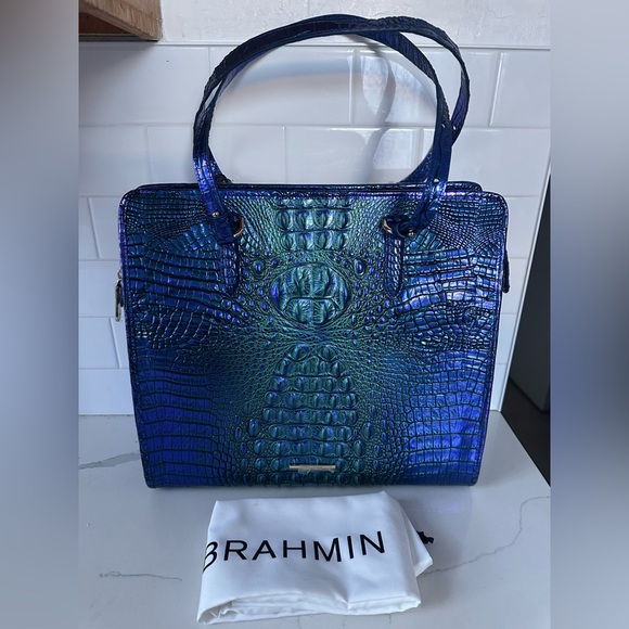 Brahmin Handbags - Brahmin Tia Royality ombre Melbourne genuine leather